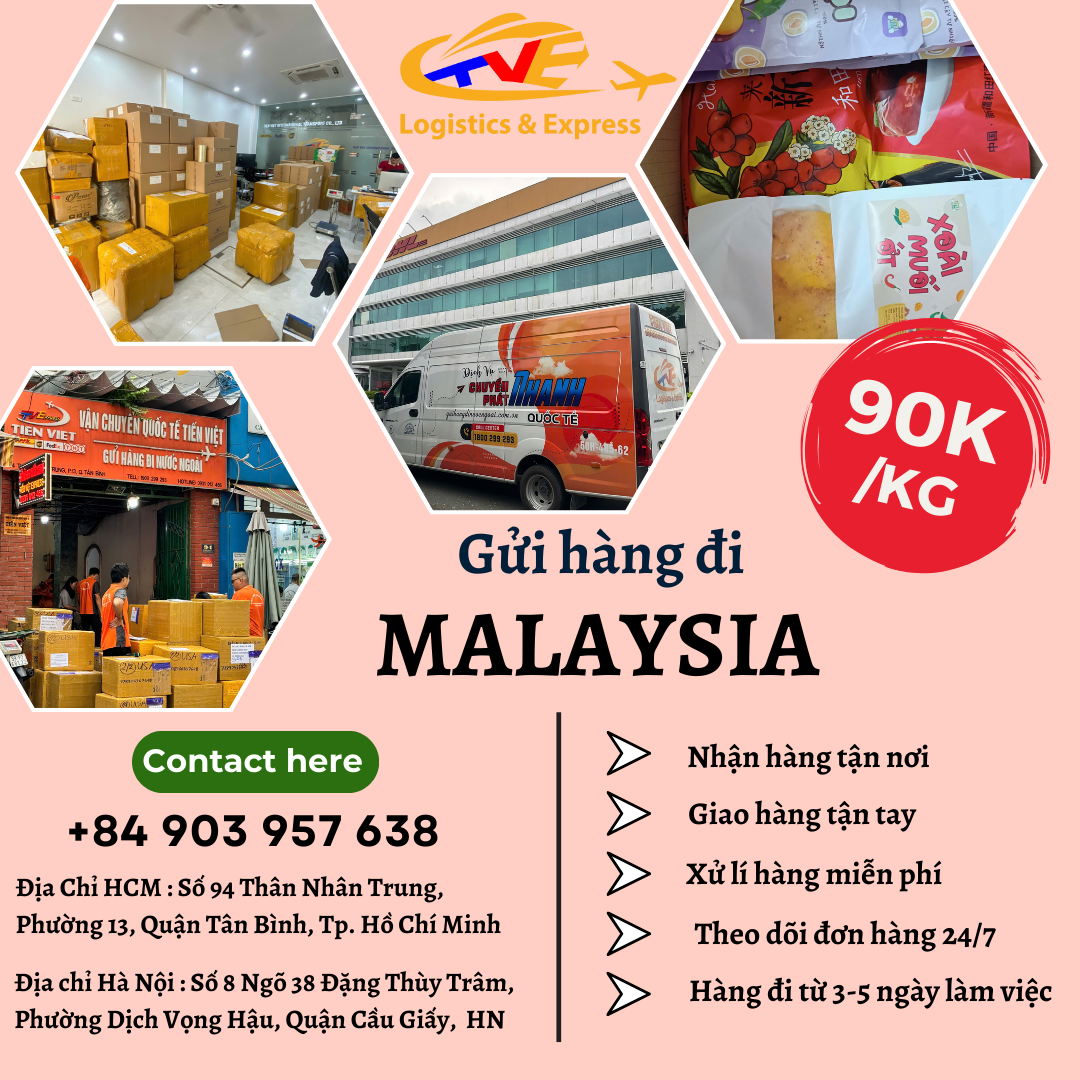 Gửi hàng đi Malaysia
